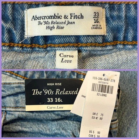 NWT 90’s Relaxed Curve Love Jeans - Picture 7 of 8